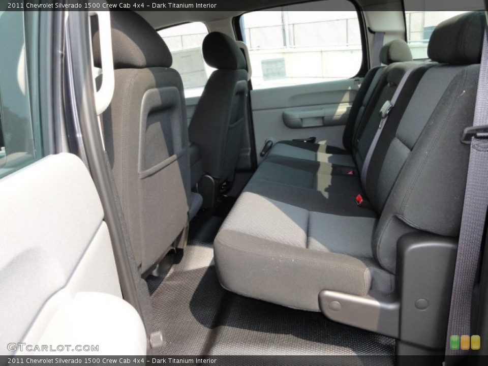 Dark Titanium Interior Photo for the 2011 Chevrolet Silverado 1500 Crew Cab 4x4 #52380982