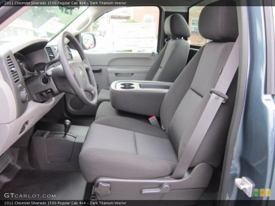 Dark Titanium Interior Photo for the 2011 Chevrolet Silverado 1500 Regular Cab 4x4 #52381696