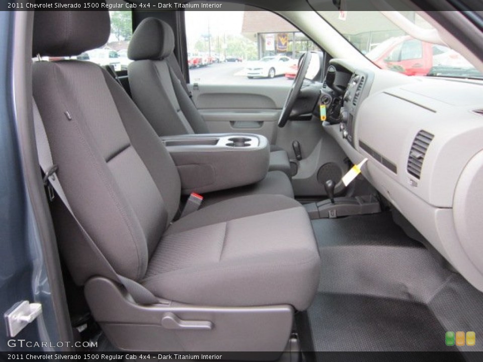 Dark Titanium Interior Photo for the 2011 Chevrolet Silverado 1500 Regular Cab 4x4 #52381768