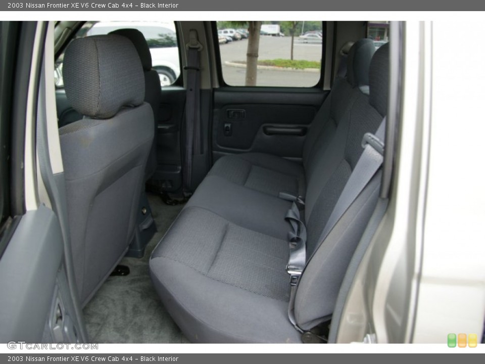 Black Interior Photo for the 2003 Nissan Frontier XE V6 Crew Cab 4x4 #52382179