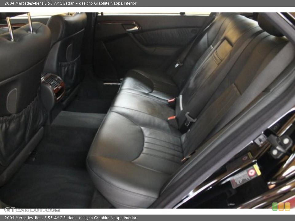 designo Graphite Nappa 2004 Mercedes-Benz S Interiors