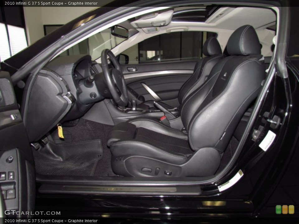 Graphite Interior Photo for the 2010 Infiniti G 37 S Sport Coupe #52385170