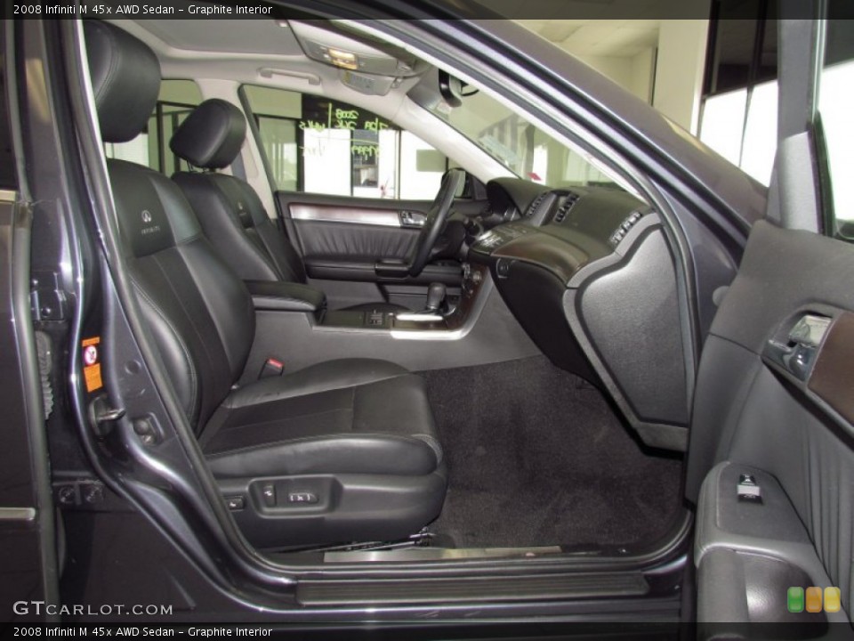Graphite Interior Photo for the 2008 Infiniti M 45x AWD Sedan #52385983
