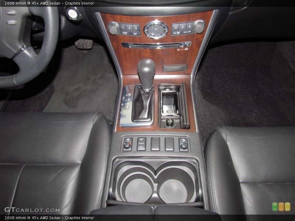 Graphite Interior Controls for the 2008 Infiniti M 45x AWD Sedan #52386040