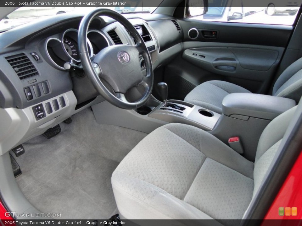 Graphite Gray Interior Photo for the 2006 Toyota Tacoma V6 Double Cab 4x4 #52390215