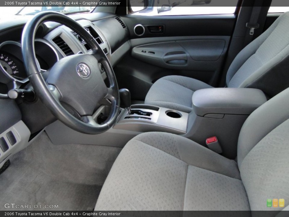 Graphite Gray Interior Photo for the 2006 Toyota Tacoma V6 Double Cab 4x4 #52390230