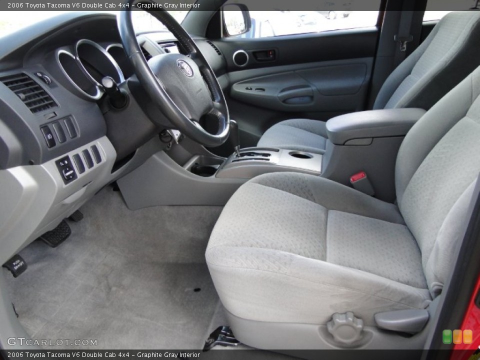 Graphite Gray Interior Photo for the 2006 Toyota Tacoma V6 Double Cab 4x4 #52390242