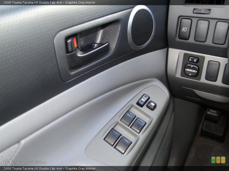 Graphite Gray Interior Controls for the 2006 Toyota Tacoma V6 Double Cab 4x4 #52390272