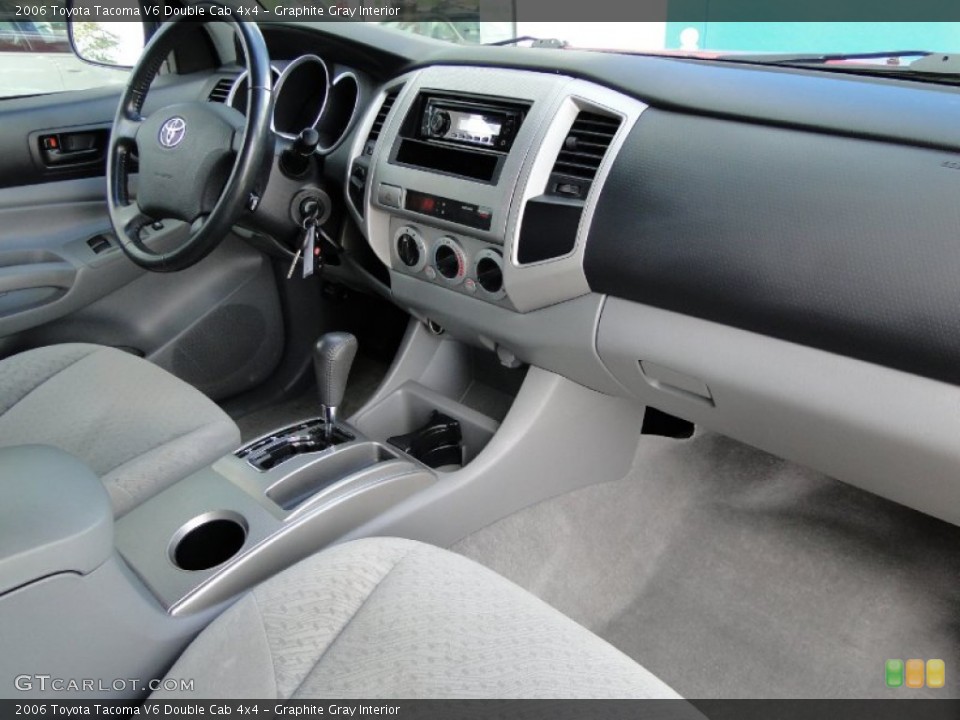 Graphite Gray Interior Dashboard for the 2006 Toyota Tacoma V6 Double Cab 4x4 #52390395