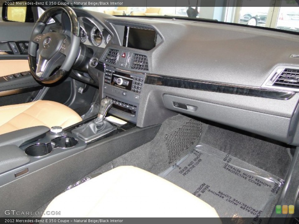 Natural Beige/Black Interior Dashboard for the 2012 Mercedes-Benz E 350 Coupe #52391076