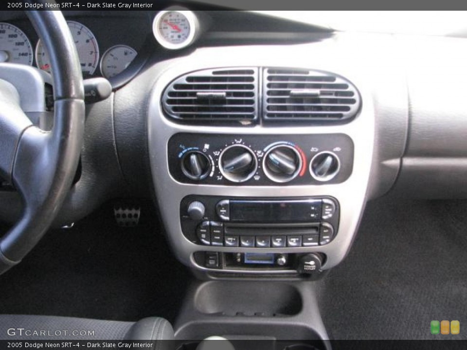 Dark Slate Gray Interior Controls for the 2005 Dodge Neon SRT-4 #52393182