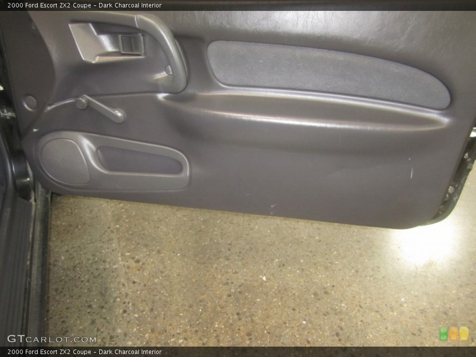 Dark Charcoal Interior Door Panel for the 2000 Ford Escort ZX2 Coupe #52393419