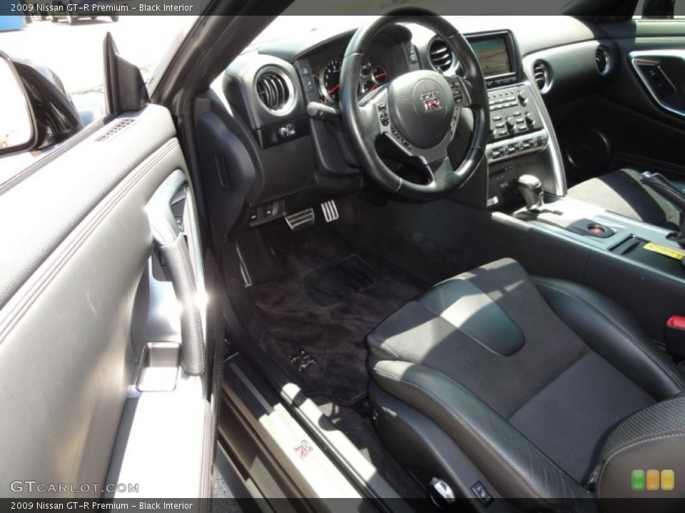 Black Interior Prime Interior for the 2009 Nissan GT-R Premium #52393500