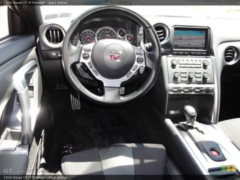 Black Interior Dashboard for the 2009 Nissan GT-R Premium #52393767