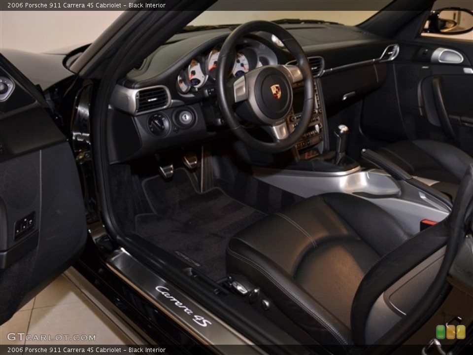 Black Interior Photo for the 2006 Porsche 911 Carrera 4S Cabriolet #52396770