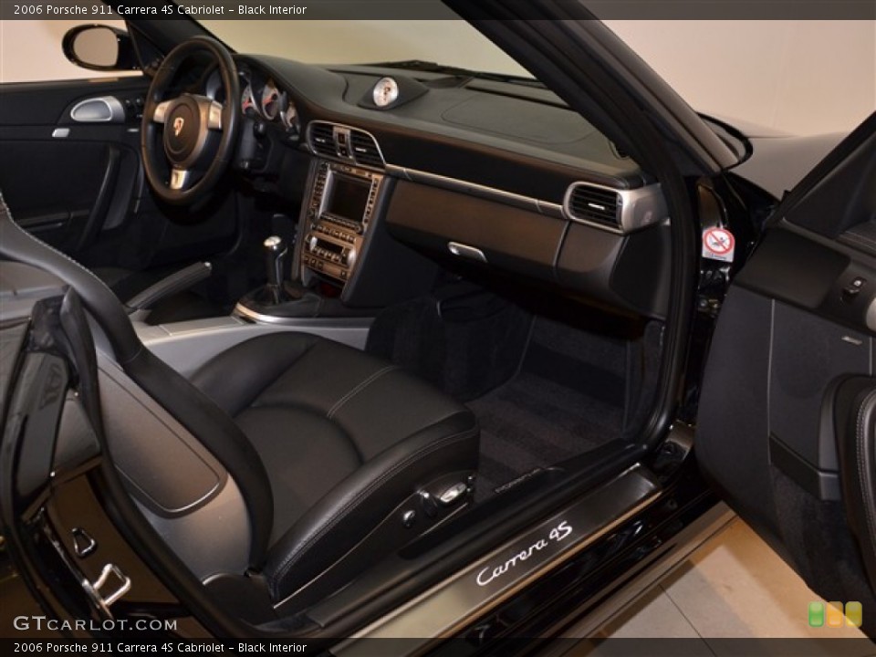 Black Interior Photo for the 2006 Porsche 911 Carrera 4S Cabriolet #52396836