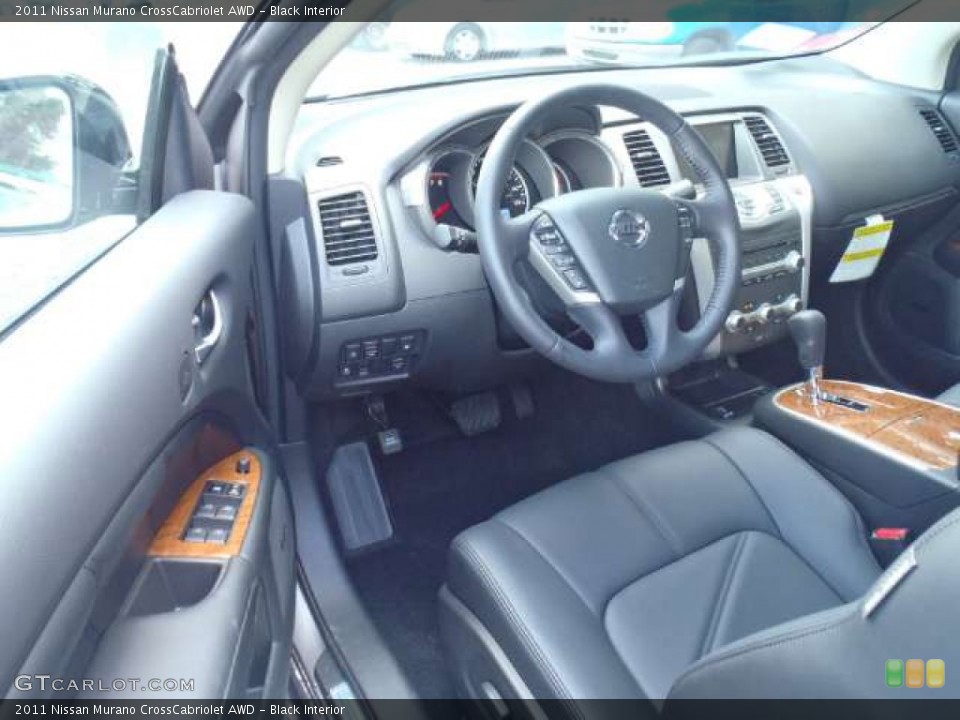 Black Interior Photo for the 2011 Nissan Murano CrossCabriolet AWD #52397229