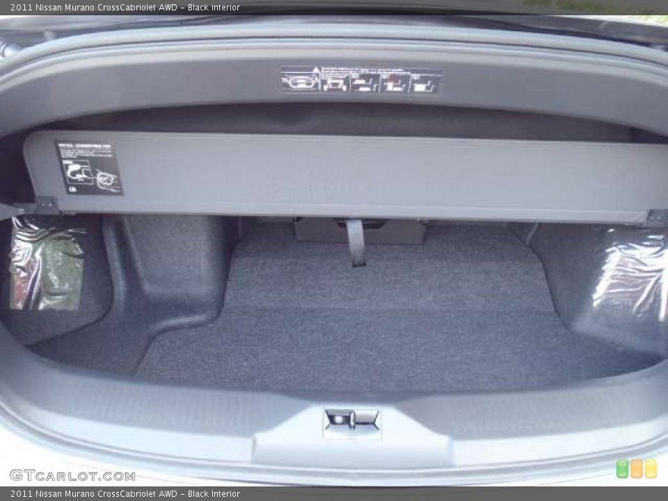 Black Interior Trunk for the 2011 Nissan Murano CrossCabriolet AWD #52397322