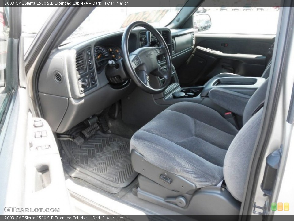 Dark Pewter Interior Photo for the 2003 GMC Sierra 1500 SLE Extended Cab 4x4 #52397970