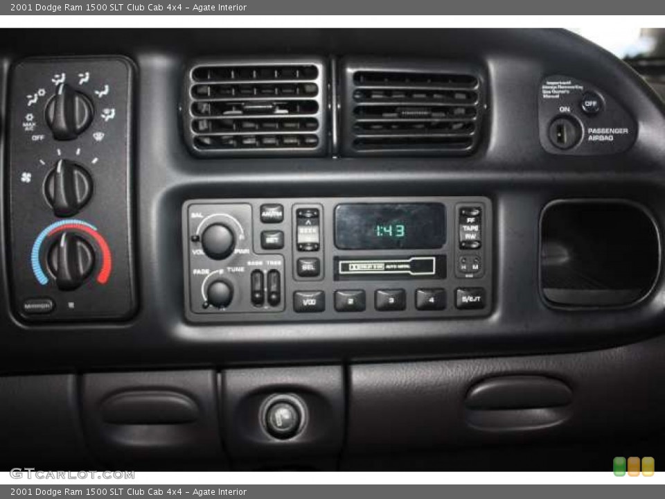 Agate Interior Controls for the 2001 Dodge Ram 1500 SLT Club Cab 4x4 #52398870