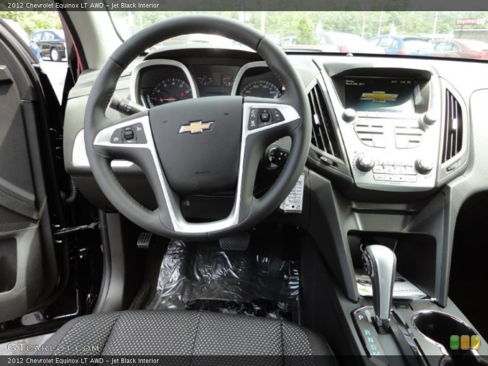 Jet Black Interior Dashboard for the 2012 Chevrolet Equinox LT AWD #52399311
