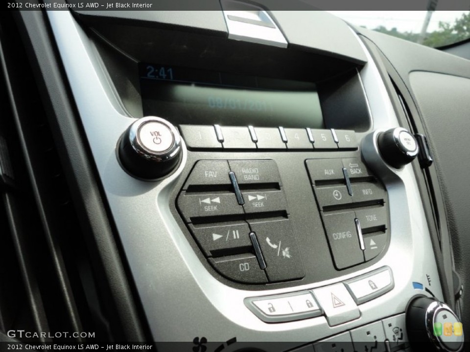Jet Black Interior Controls for the 2012 Chevrolet Equinox LS AWD #52399710