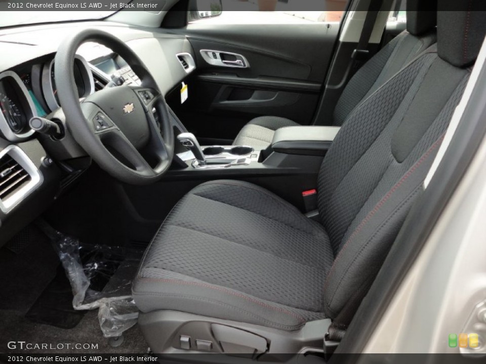 Jet Black Interior Photo for the 2012 Chevrolet Equinox LS AWD #52399899