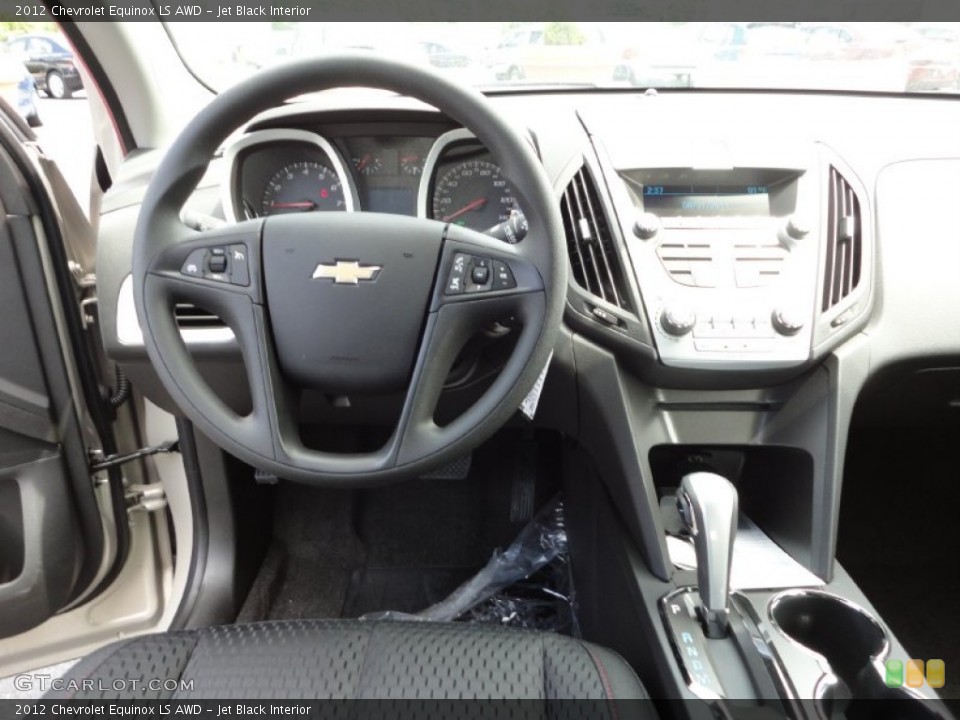 Jet Black Interior Dashboard for the 2012 Chevrolet Equinox LS AWD #52399914