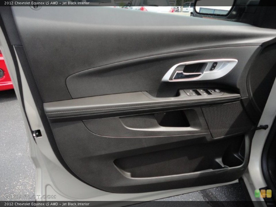 Jet Black Interior Door Panel for the 2012 Chevrolet Equinox LS AWD #52399929