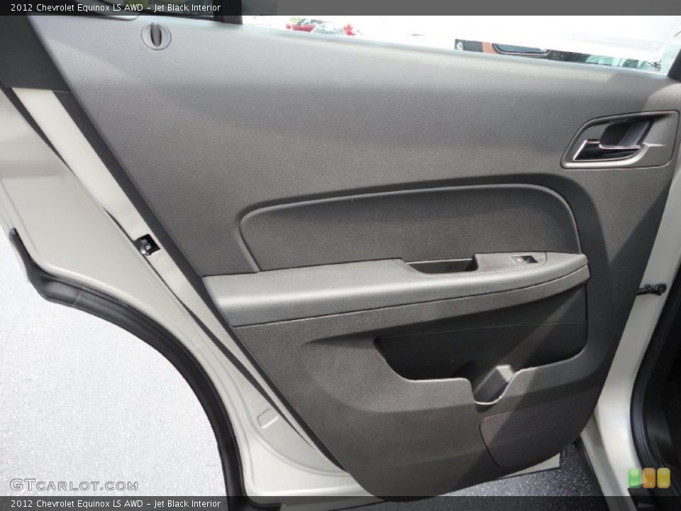 Jet Black Interior Door Panel for the 2012 Chevrolet Equinox LS AWD #52399965