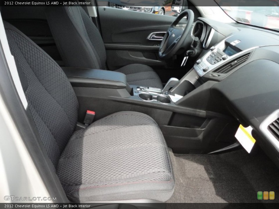 Jet Black Interior Photo for the 2012 Chevrolet Equinox LS AWD #52399995