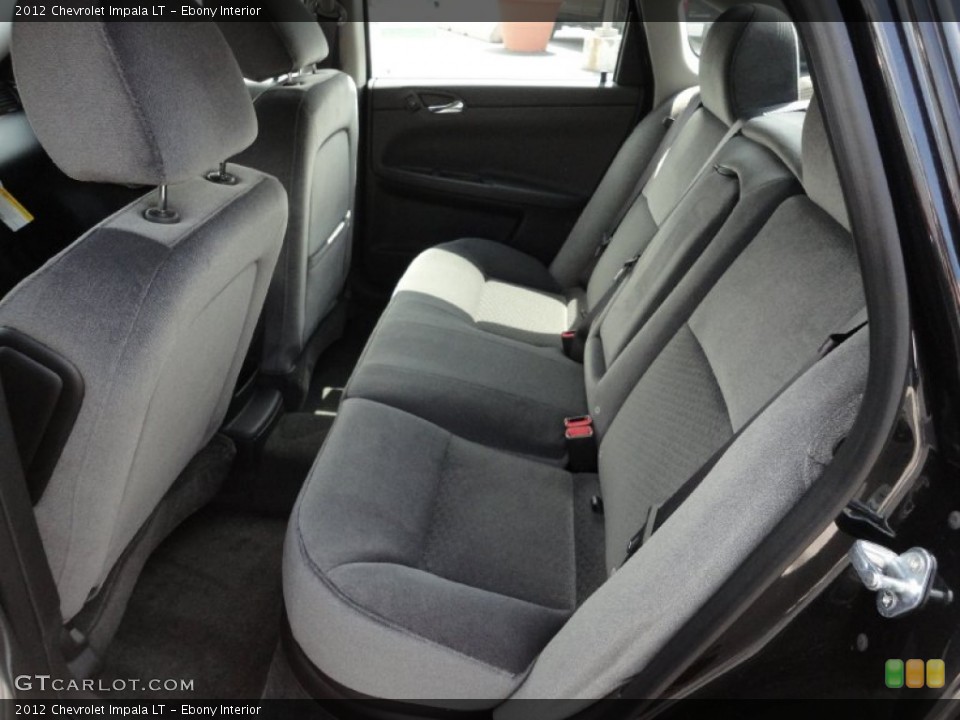 Ebony Interior Photo for the 2012 Chevrolet Impala LT #52400262