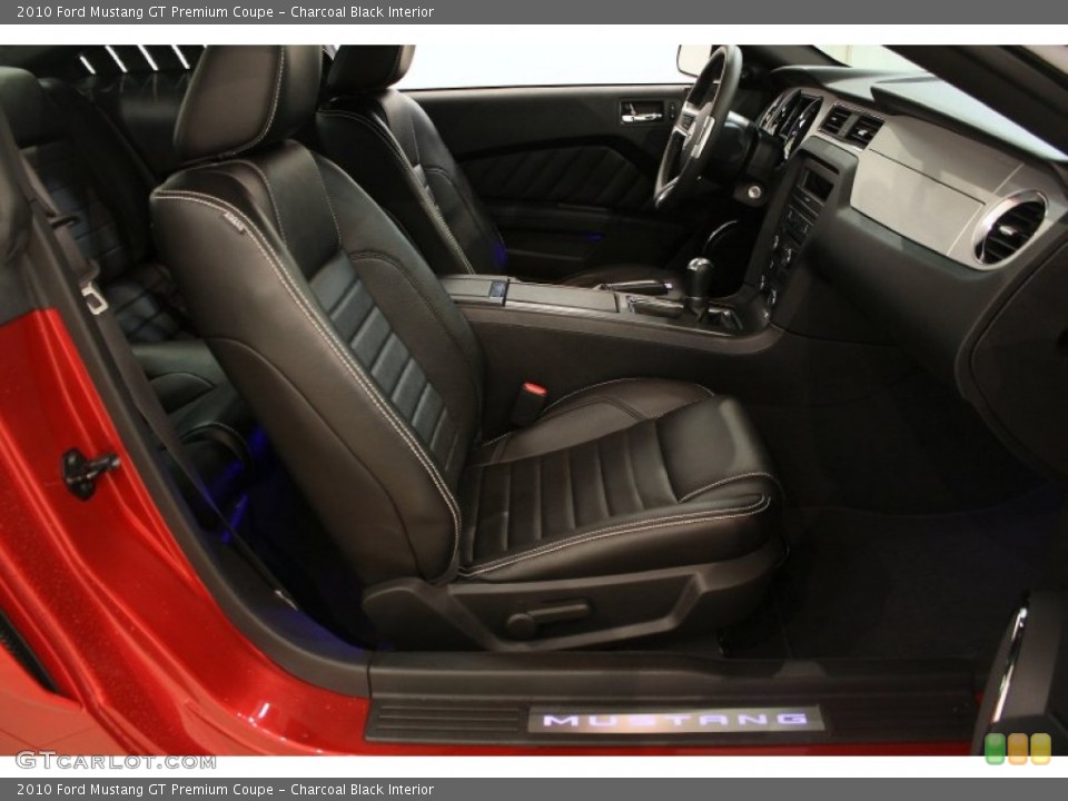 Charcoal Black Interior Photo for the 2010 Ford Mustang GT Premium Coupe #52400475