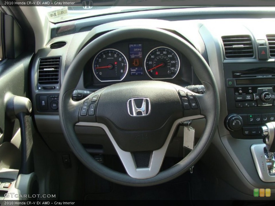Gray Interior Steering Wheel for the 2010 Honda CR-V EX AWD #52400721