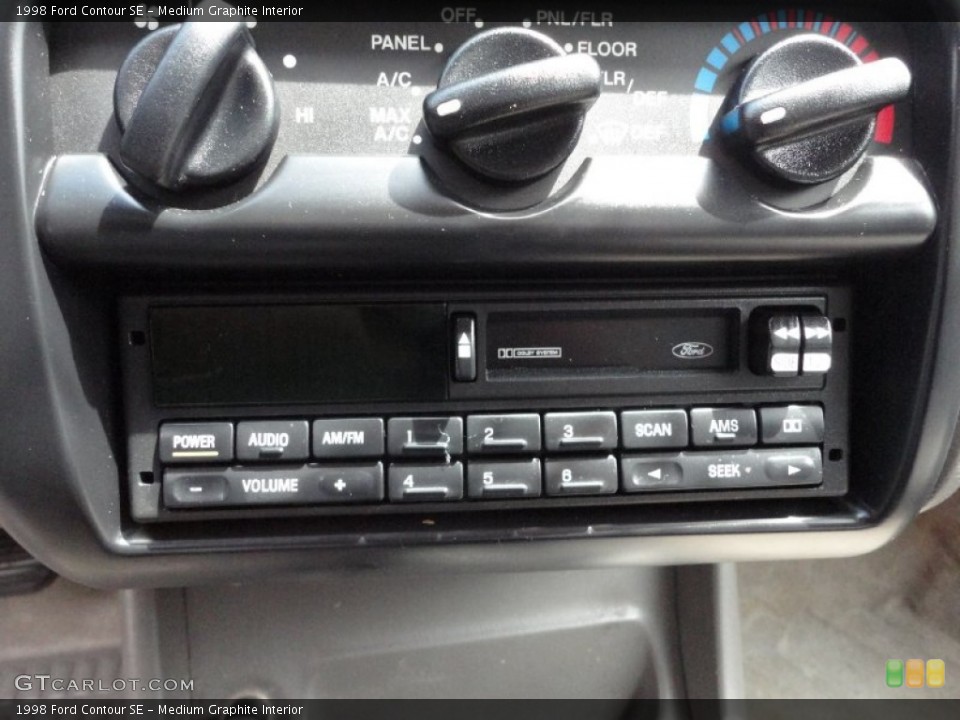 Medium Graphite Interior Controls for the 1998 Ford Contour SE #52402425