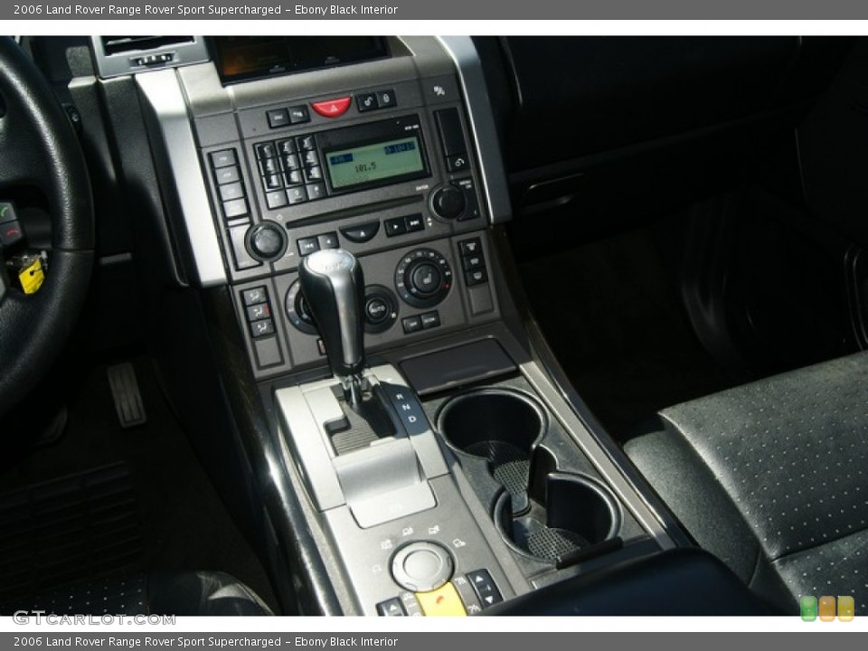 Ebony Black Interior Controls for the 2006 Land Rover Range Rover Sport Supercharged #52403058