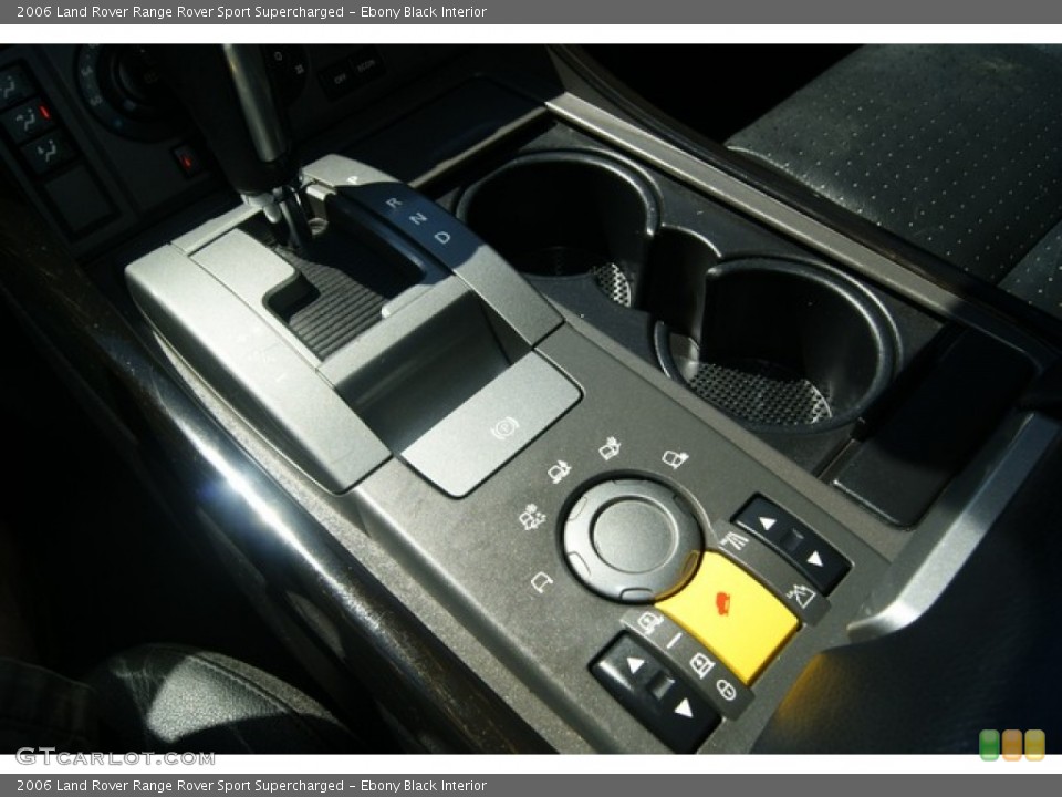 Ebony Black Interior Controls for the 2006 Land Rover Range Rover Sport Supercharged #52403073