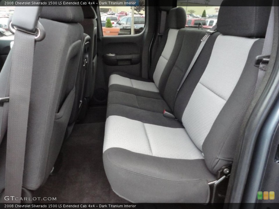 Dark Titanium Interior Photo for the 2008 Chevrolet Silverado 1500 LS Extended Cab 4x4 #52403139
