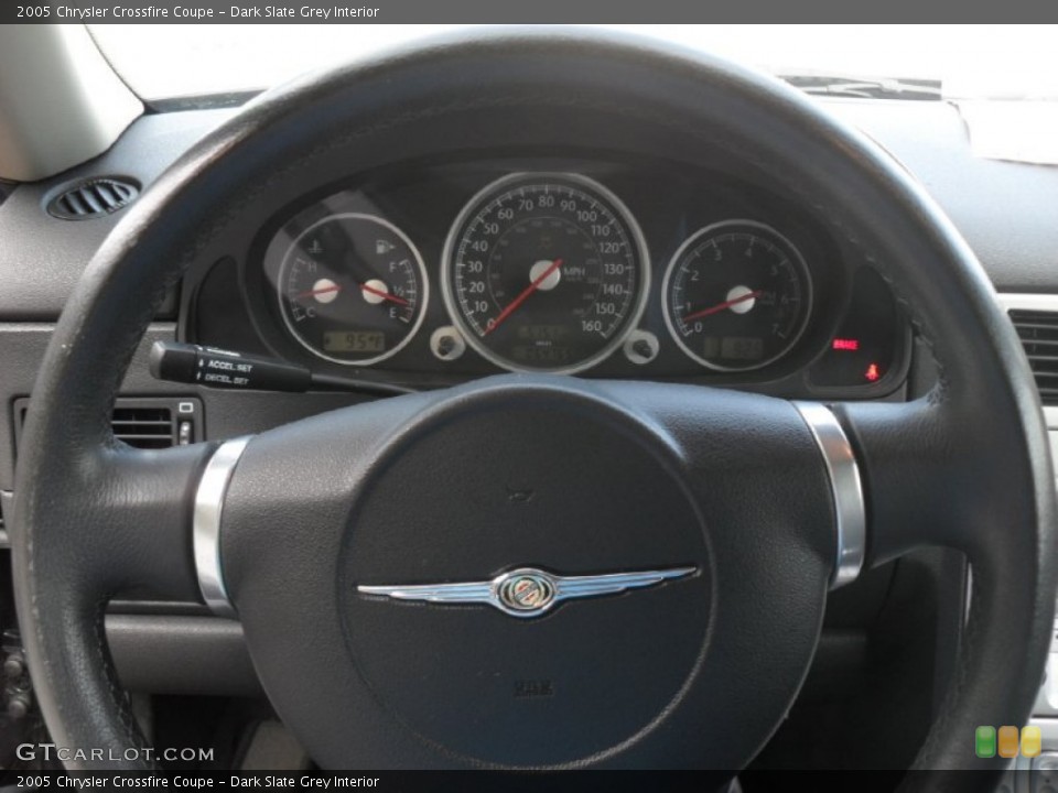 Dark Slate Grey Interior Steering Wheel for the 2005 Chrysler Crossfire Coupe #52403451
