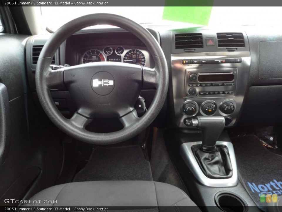 Ebony Black Interior Dashboard for the 2006 Hummer H3  #52403640