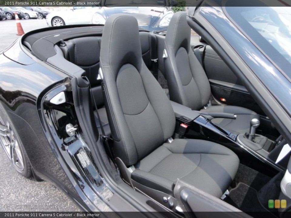 Black Interior Photo for the 2011 Porsche 911 Carrera S Cabriolet #52404300