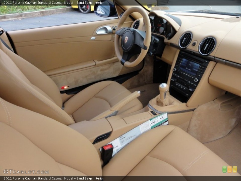 Sand Beige Interior Photo for the 2011 Porsche Cayman  #52404831