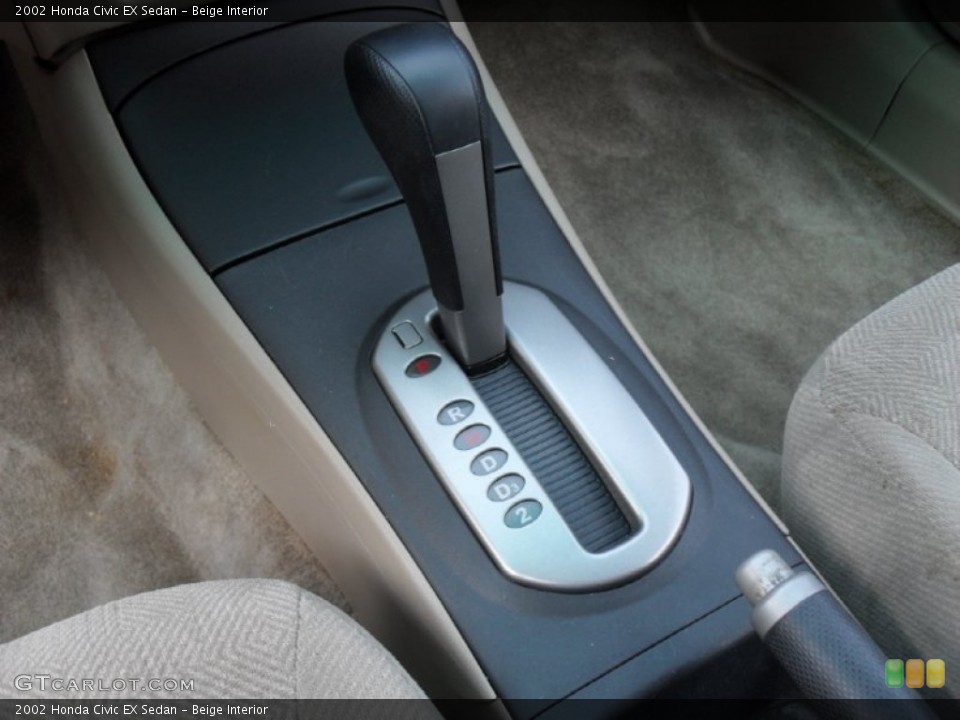 Beige Interior Transmission for the 2002 Honda Civic EX Sedan #52405857