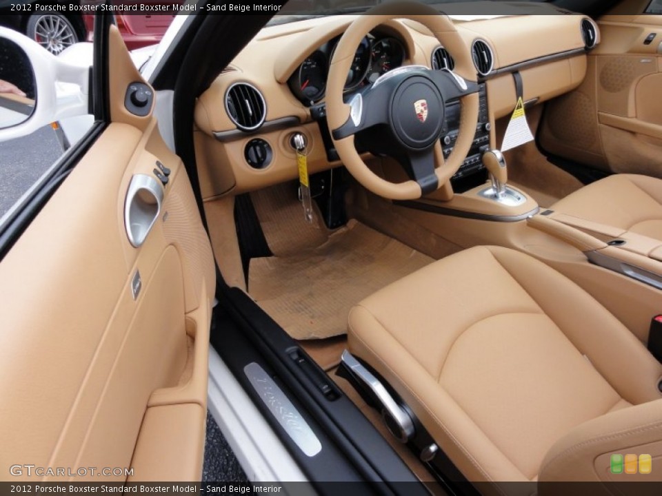 Sand Beige Interior Photo for the 2012 Porsche Boxster  #52407279