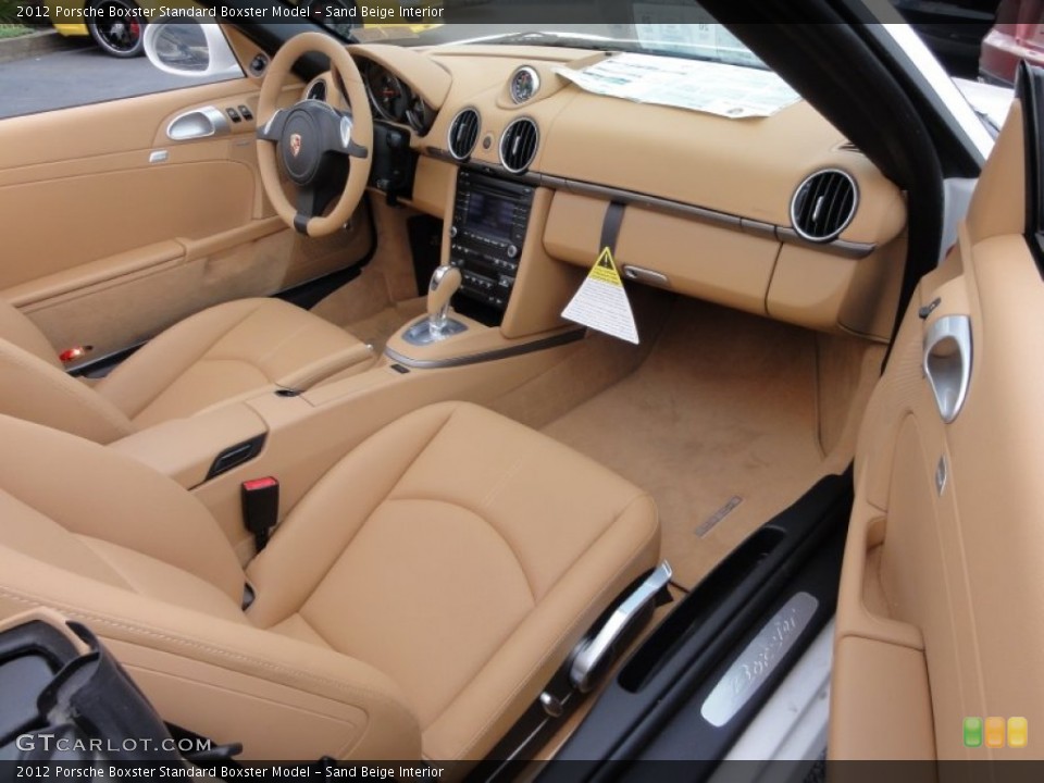 Sand Beige Interior Photo for the 2012 Porsche Boxster  #52407357