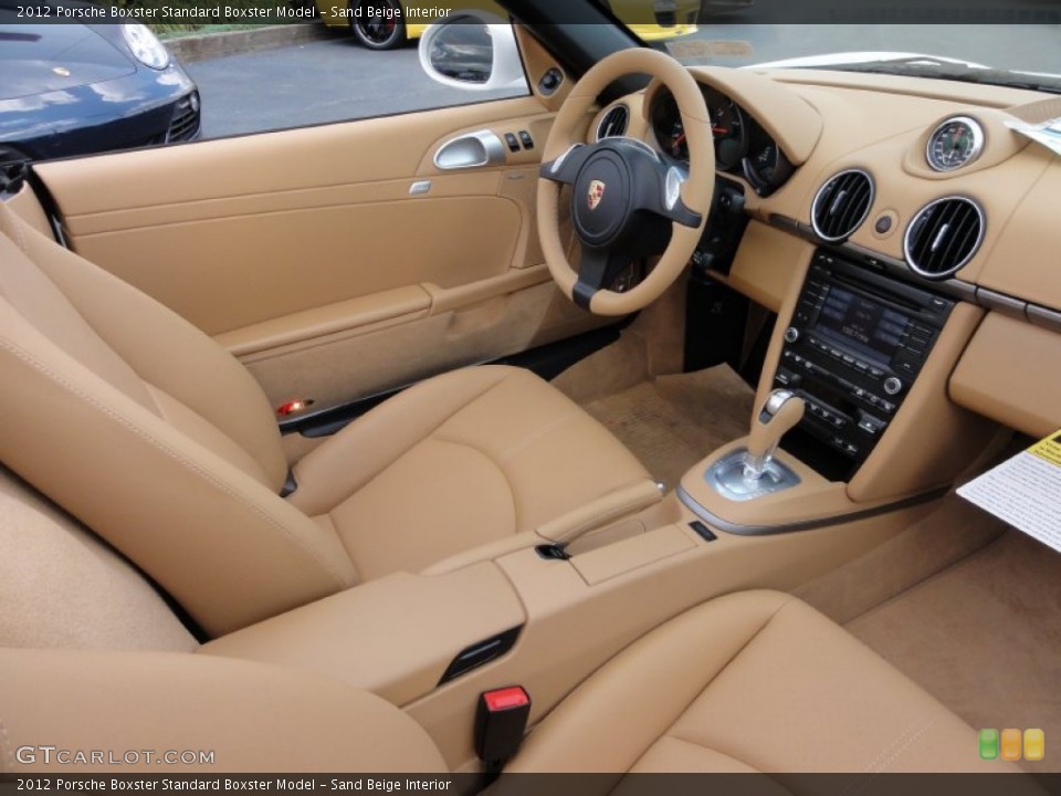 Sand Beige Interior Photo for the 2012 Porsche Boxster  #52407369