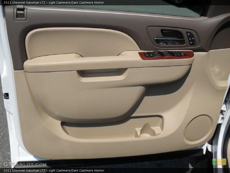 Light Cashmere/Dark Cashmere Interior Door Panel for the 2011 Chevrolet Suburban LTZ #52407660