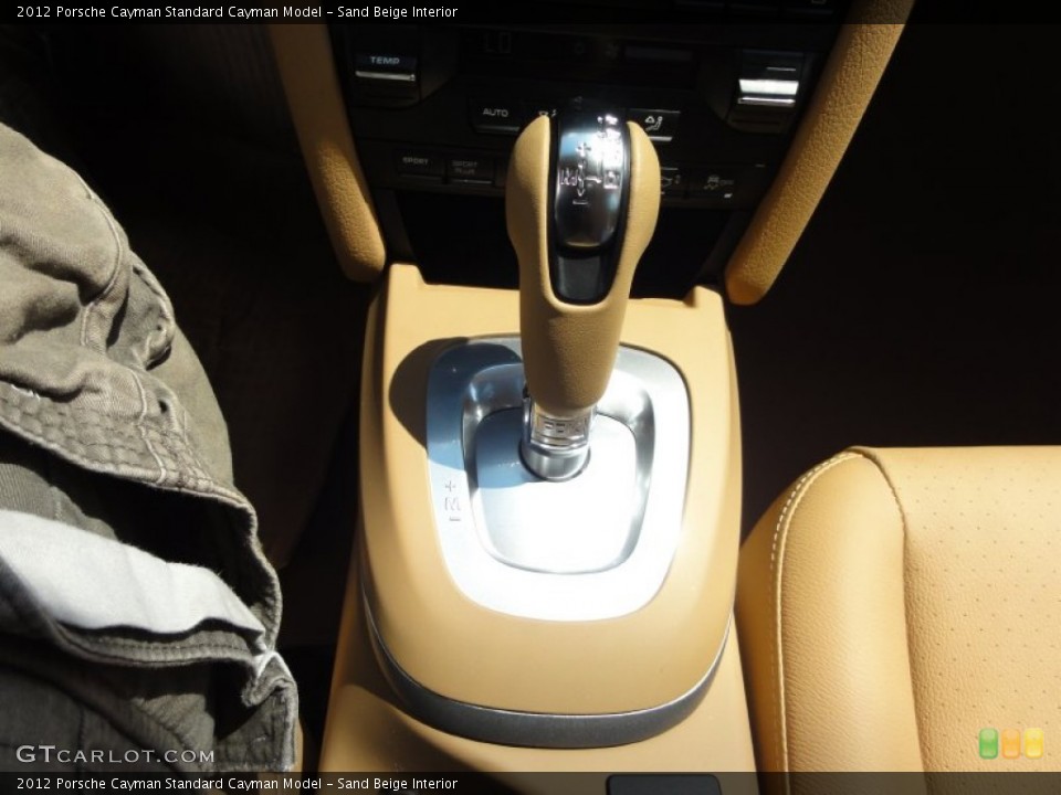 Sand Beige Interior Transmission for the 2012 Porsche Cayman  #52408704