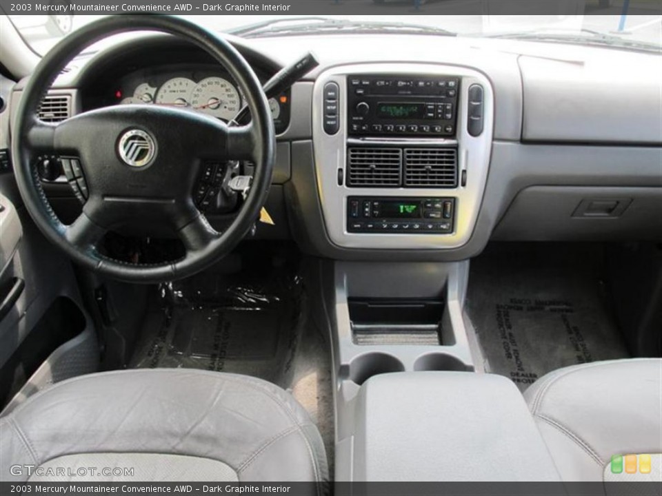Dark Graphite Interior Dashboard for the 2003 Mercury Mountaineer Convenience AWD #52409532