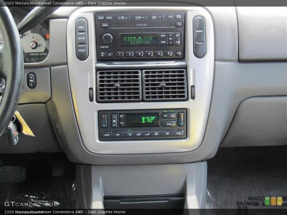 Dark Graphite Interior Controls for the 2003 Mercury Mountaineer Convenience AWD #52409565
